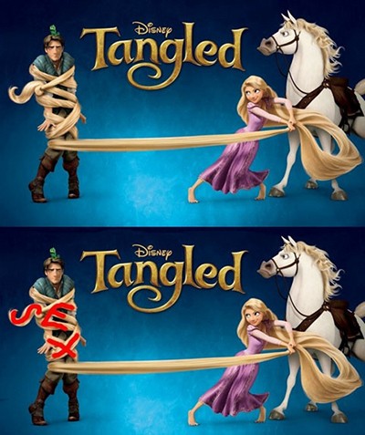 Disney Subliminal Sex Messages Tangled
