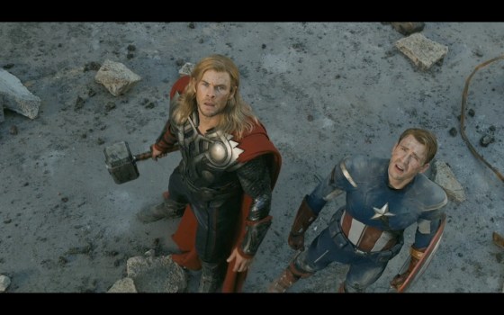 The Avengers Captain America and Thor