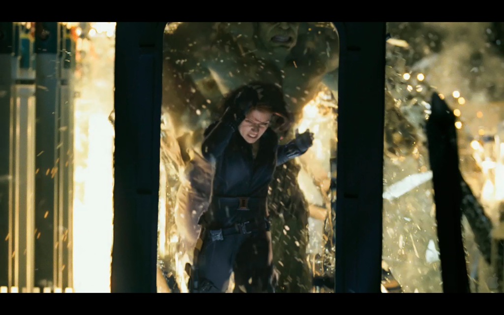 The Avengers Hulk and Black Widow