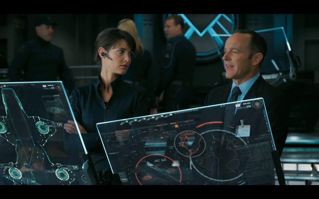 The Avengers Maria Hill and Coulson