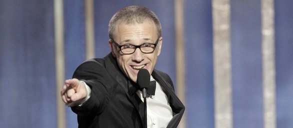 Christoph Waltz Best Supporting Actor 2013 Golden Globe Awards