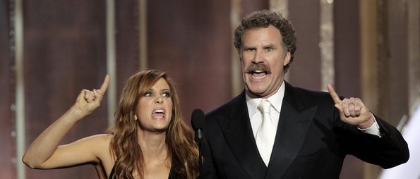 Kristen Wiig and Will Ferrell 2013 Golden Globe Awards