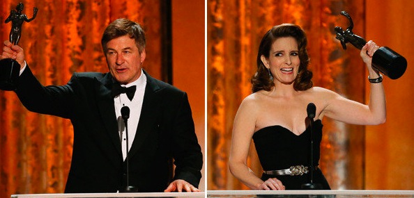 Tina Fey Alec Baldwin SAG Awards 2013