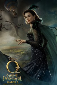 Oz The Great and Powerful Character Poster Evanora Rachel Weisz
