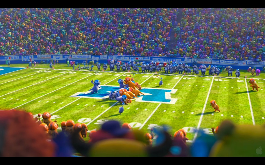 Pixar Monsters University Football