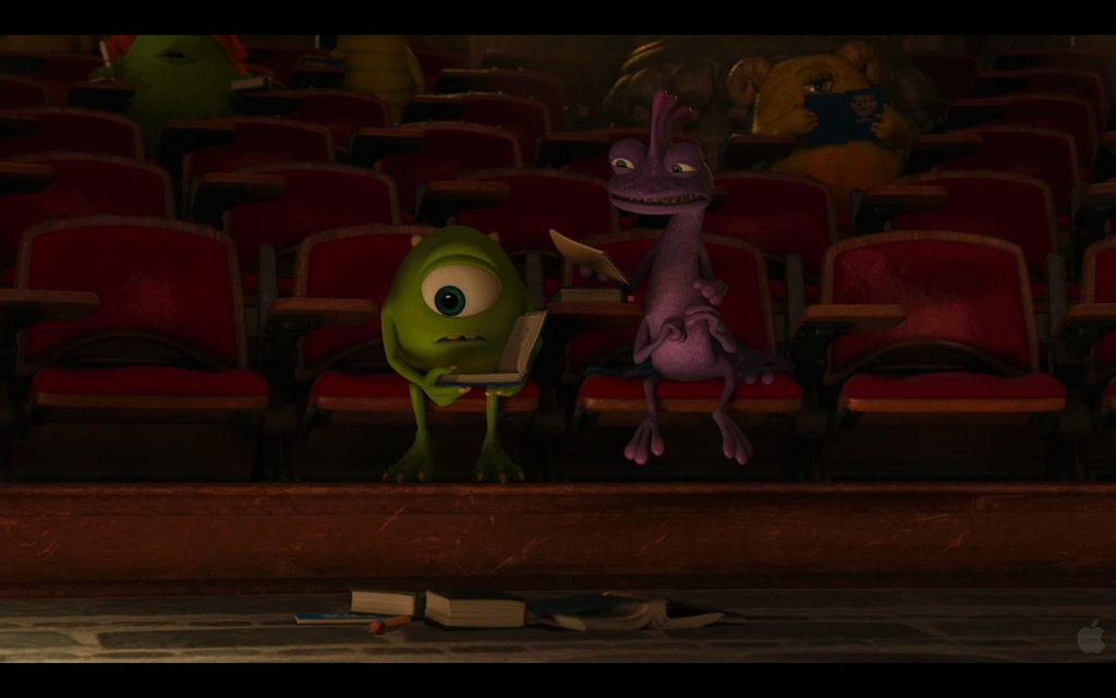 Pixar Monsters University Mike and Randall