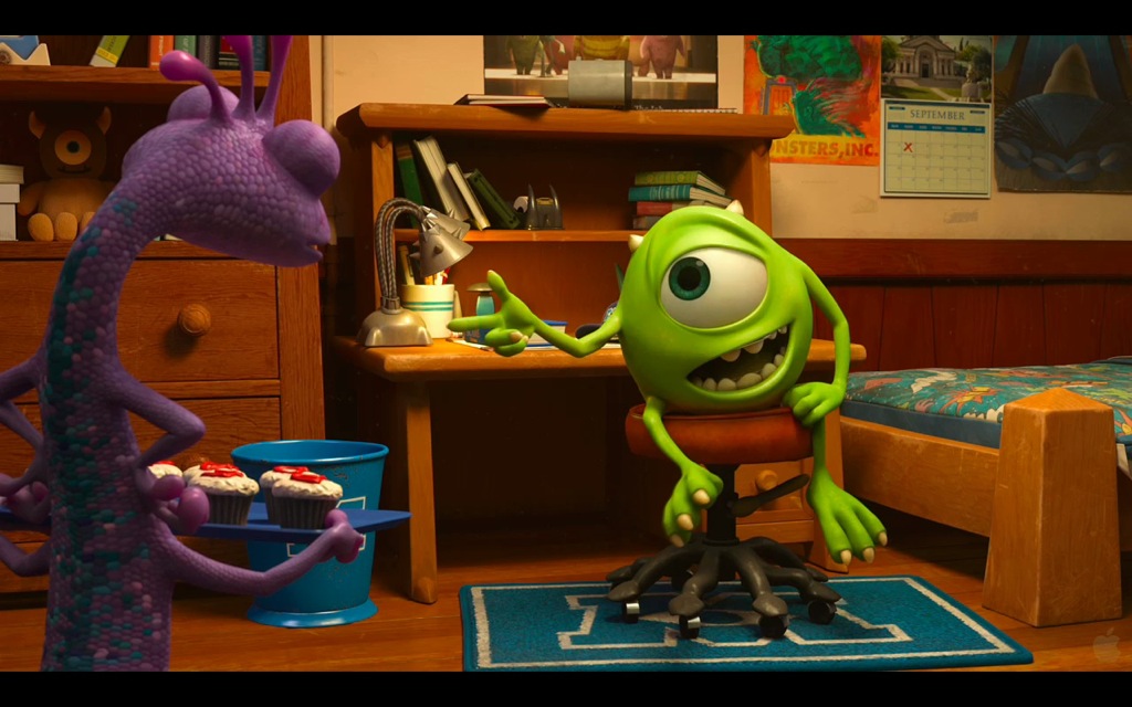 Pixar Monsters University Randall and Mike