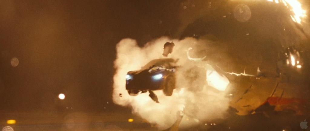 Fast and Furious 6 Super Bowl Teaser Trailer Screenshot Car through Plane