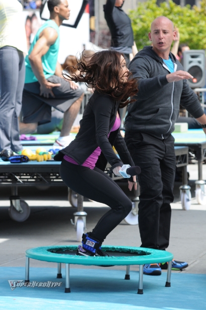 Megan Fox Teenage Mutant Ninja Turtle Set Photos 3