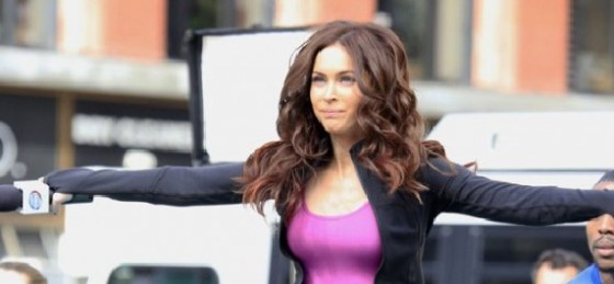 Megan Fox Teenage Mutant Ninja Turtles Set Photos
