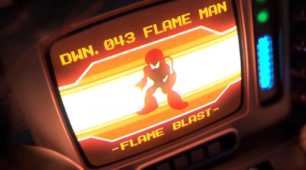 Super Smash Bros. Wii U Mega Man Trailer Screenshot Flame Man