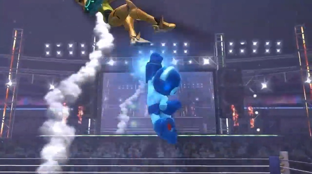 Super Smash Bros. Wii U Mega Man Trailer Screenshot Uppercut