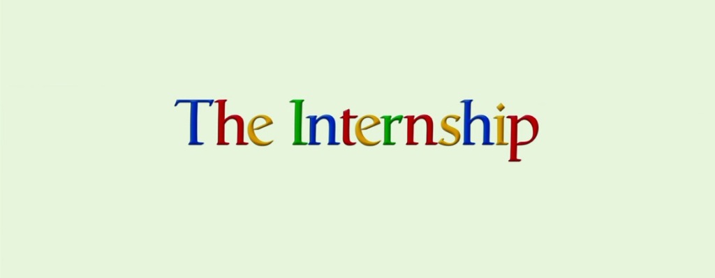 The Internship 2013 Movie Title Logo