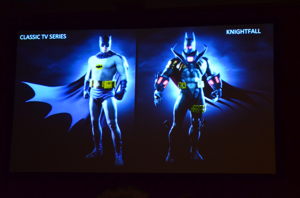 Batman Arkham Origins Knightfall and Classic TV Skins