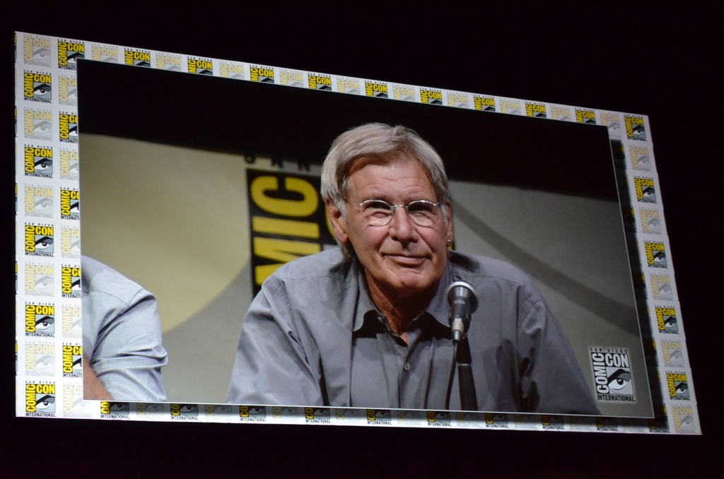 Comic-Con 2013 Enders Game Panel Harrison Ford 3