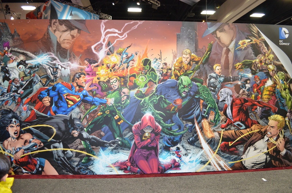 San Diego Comic Con 2013 DC Comics Mural