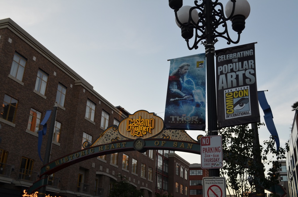 San Diego Comic Con 2013 Gaslamp Quarter