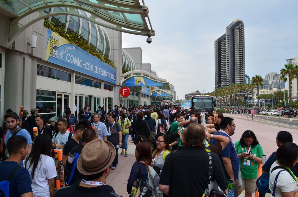 San Diego Comic Con 2013 Outside Convention Center