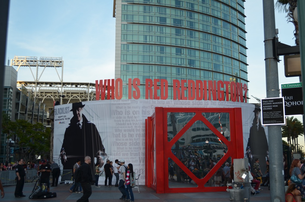 San Diego Comic Con 2013 Preview Night Blacklist Exhibit