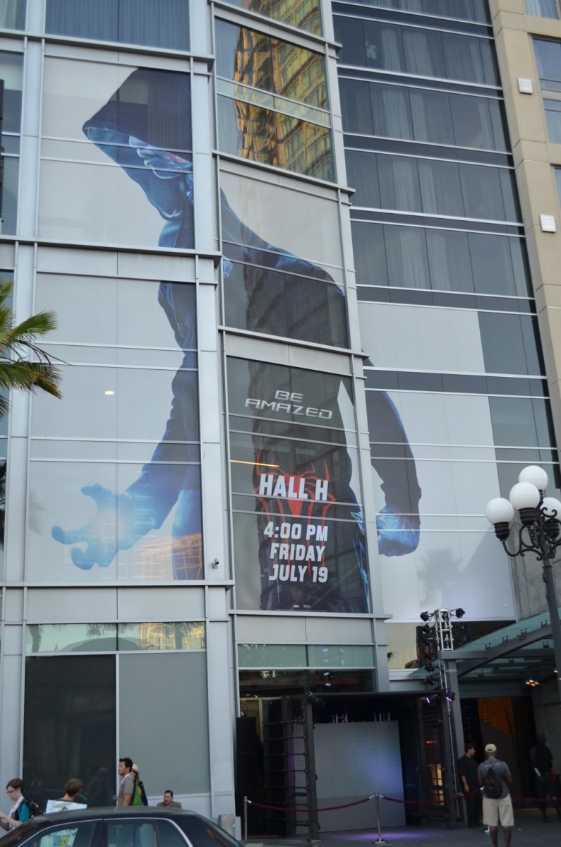 San Diego Comic Con 2013 Preview Night Electro Building Banner