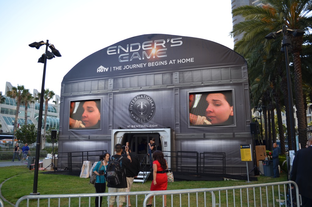 San Diego Comic Con 2013 Preview Night Enders Game HGTV Exhibit