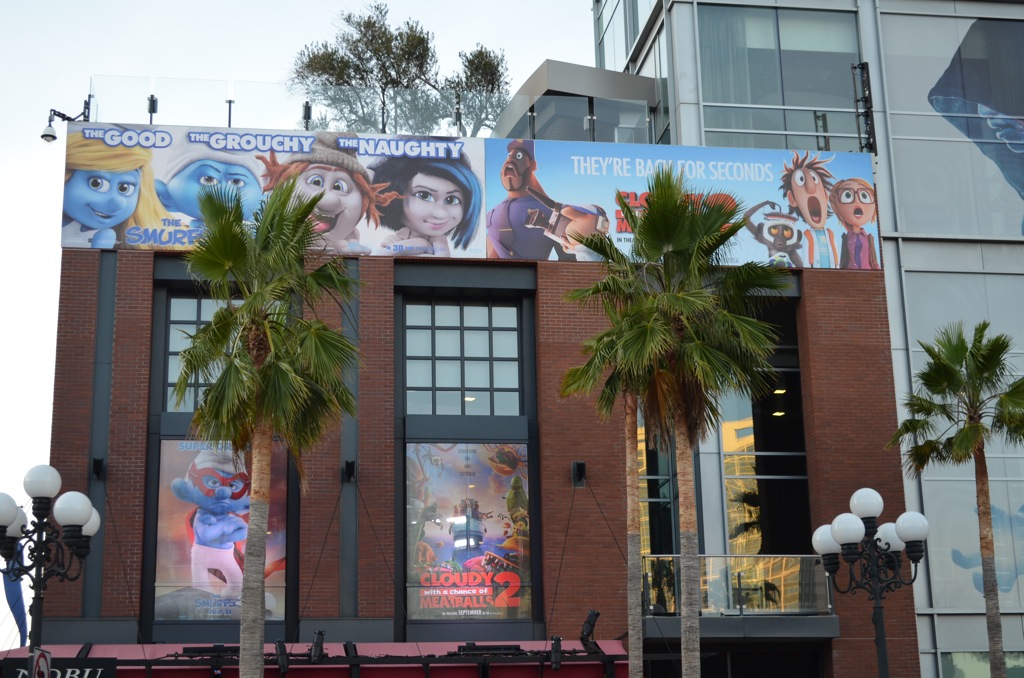 San Diego Comic Con 2013 Preview Night Sony Pictures Banners