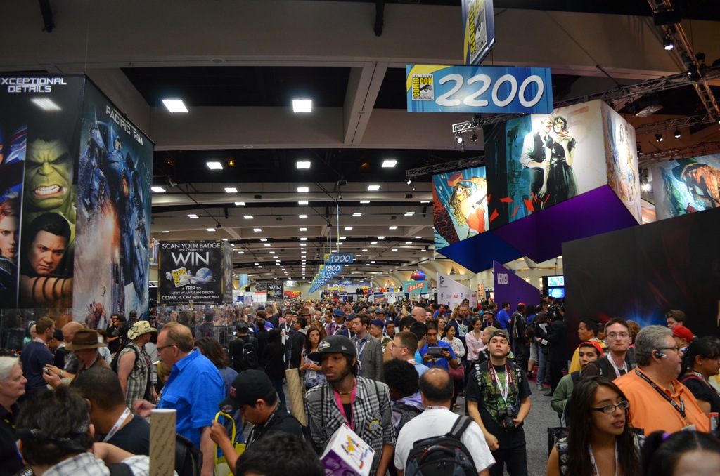 San Diego Comic Con 2013 Sunday Convention Floor