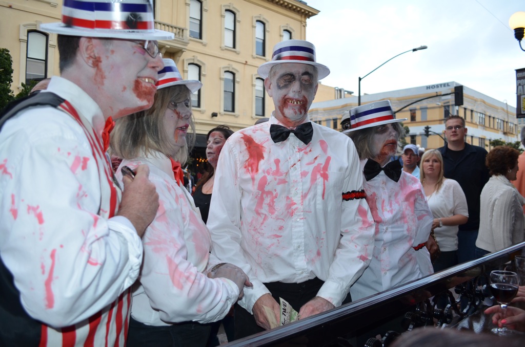 San Diego Comic Con 2013 Zombie Walk Barbershop Quartet 1