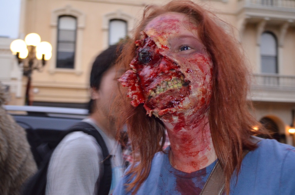 San Diego Comic Con 2013 Zombie Walk Face Off