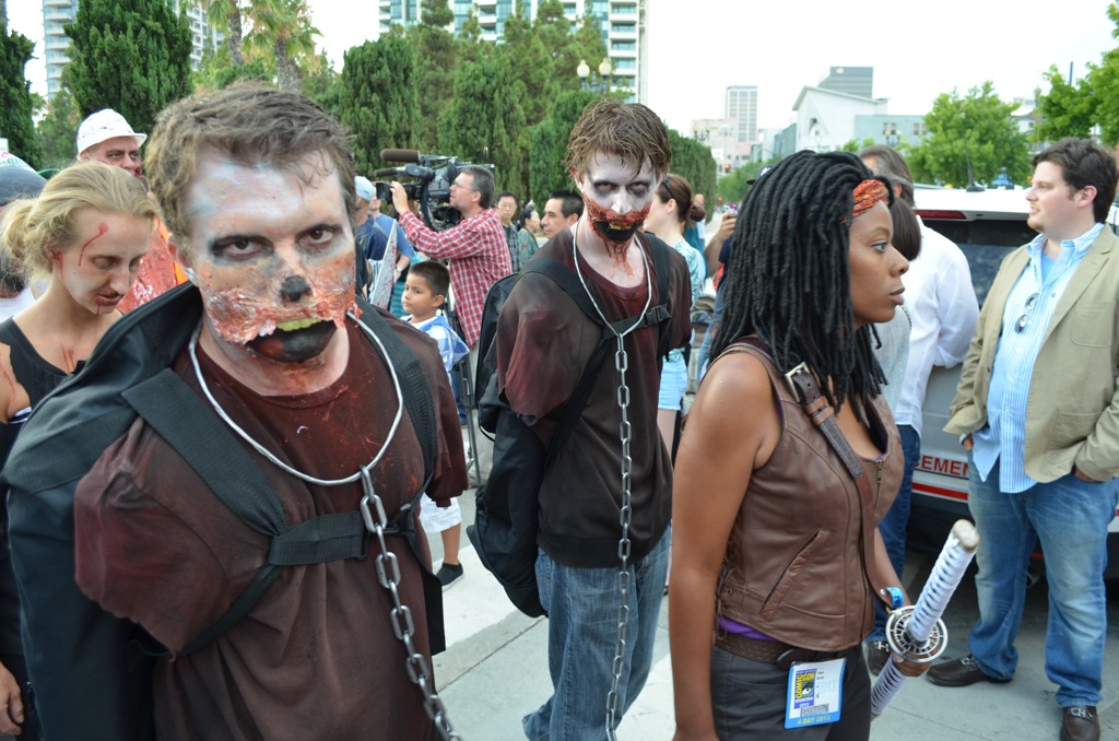 San Diego Comic Con 2013 Zombie Walk Michonne