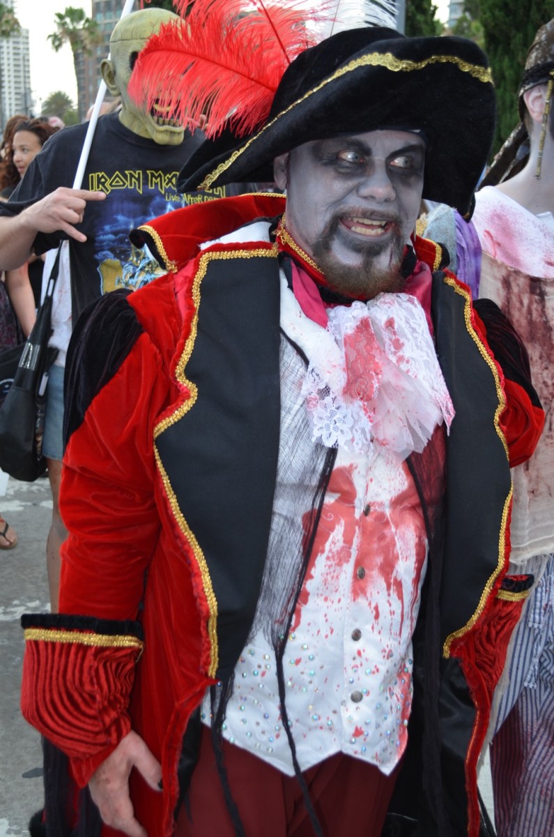 San Diego Comic Con 2013 Zombie Walk Pirate