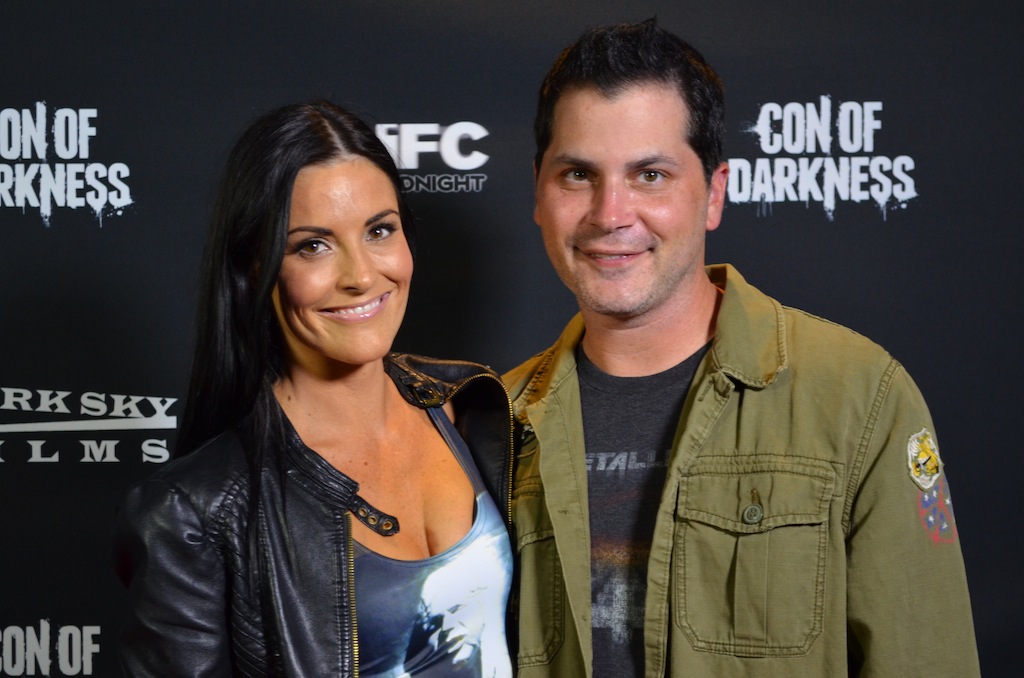 SDCC 2013 Con of Darkness Red Carpet Rileah Vanderbilt and Adam Green