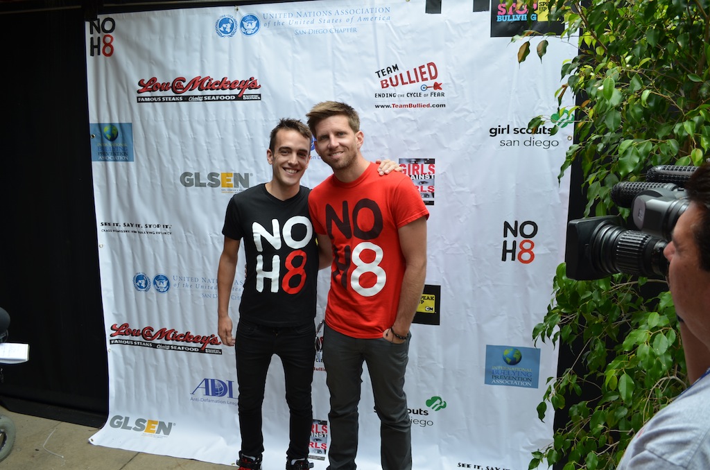 SDCC 2013 NOH8 Adam Bouska and Jeff Parshley