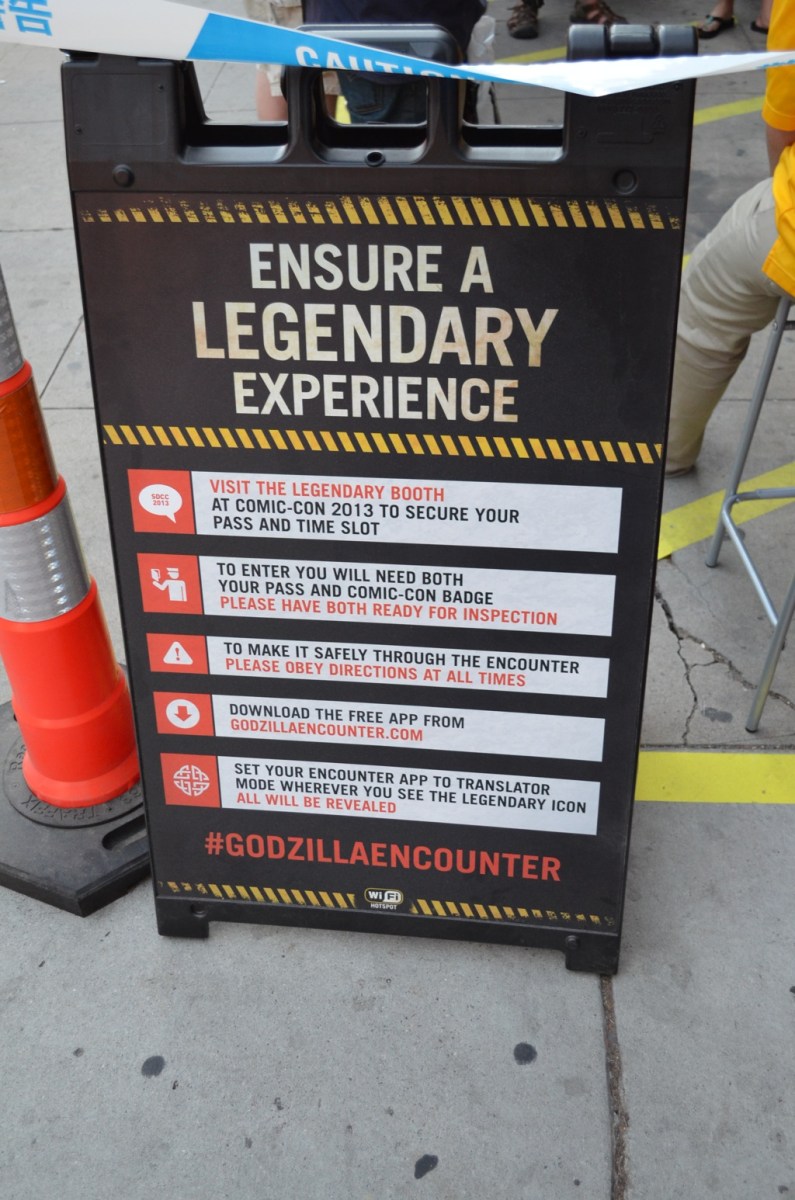Comic-Con Legendary Pictures Godzilla Experience 1