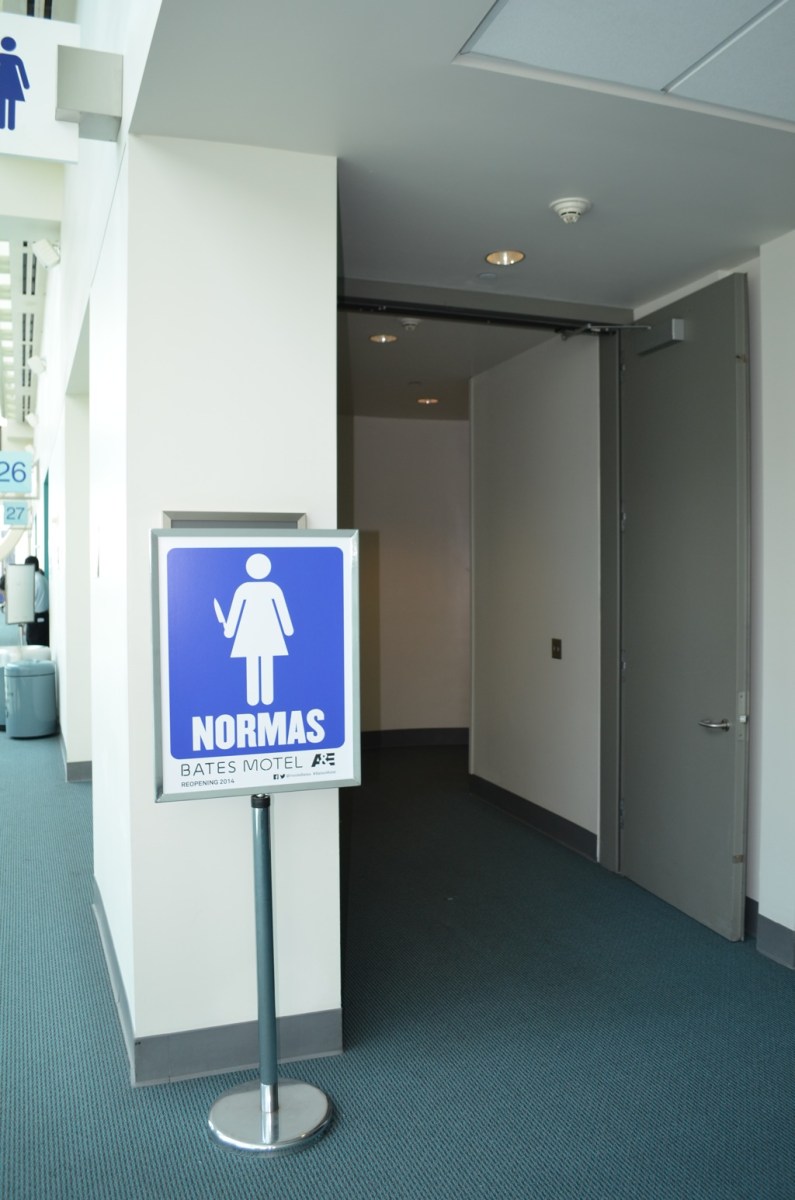 San Diego Comic Con 2013 Bates Women's Bathroom