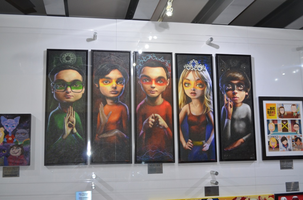 San Diego Comic-Con 2013 Big Bang Theory Art