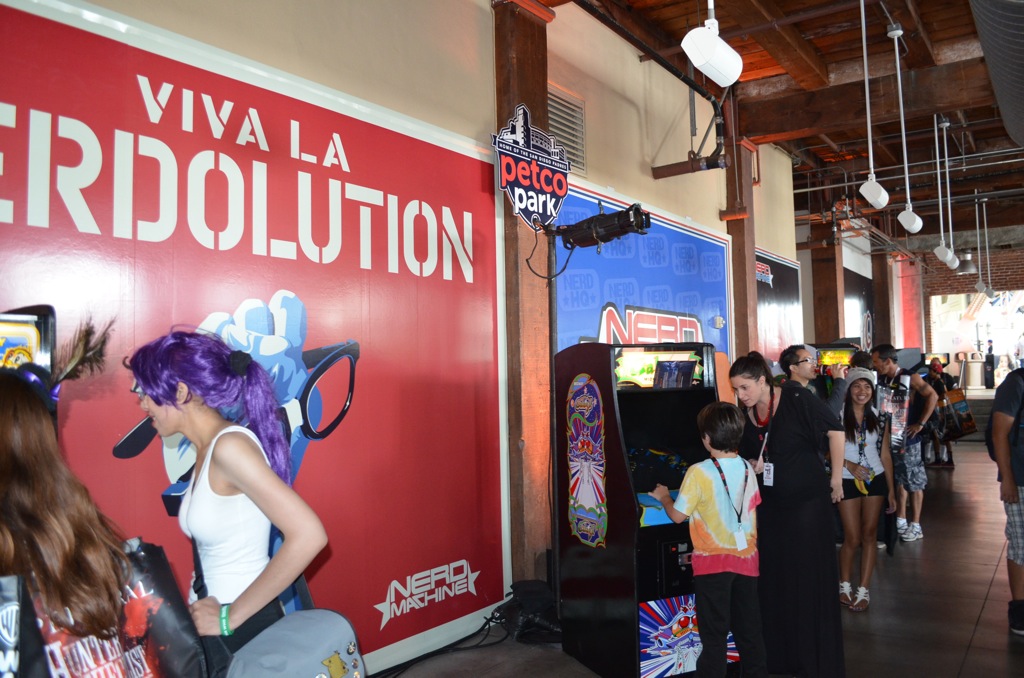 San Diego Comic-Con 2013 Nerd HQ Arcade