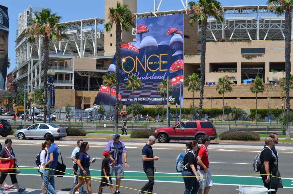 San Diego Comic Con 2013 Thursady Once Upon a Time Banner Art