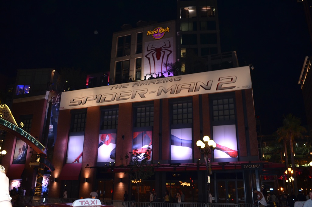 San Diego Comic Con 2013 Thursady The Amazing Spider-Man Wall Wrap