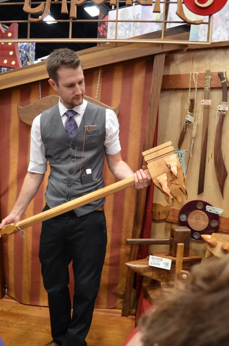 San Diego Comic-Con 2013 Wood Art Steam Punk