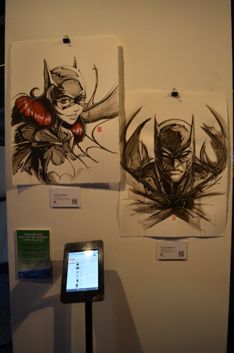 San Diego Comic-Con Batman and Batgirl Art