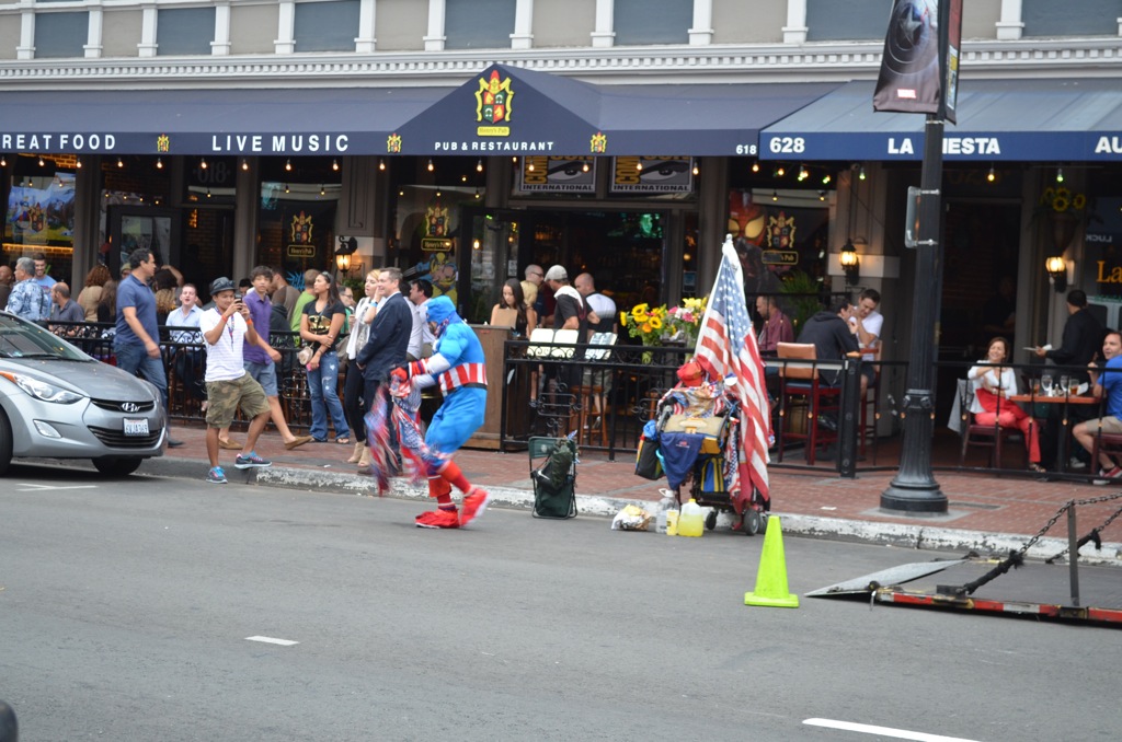 San Diego Comic-Con Captain America Bum