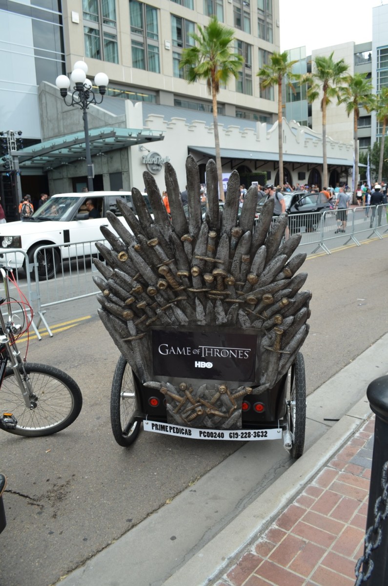 San Diego Comic-Con Game of Thrones PediCab