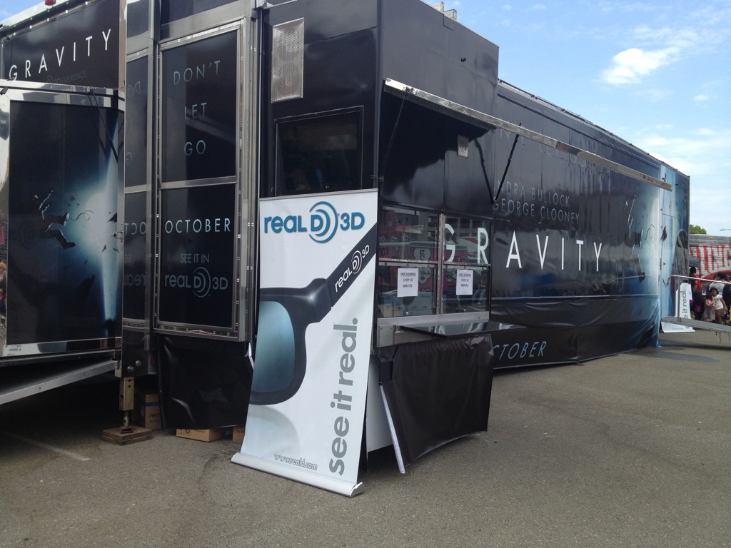 San Diego Comic-Con Gravity Movie Truck