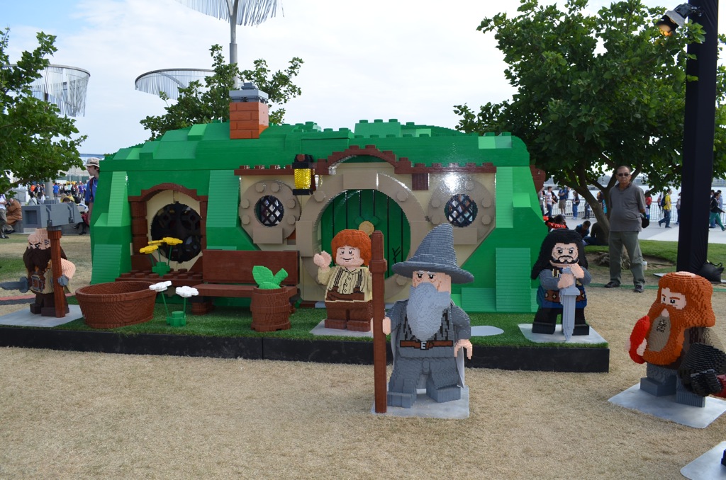 San Diego Comic-Con LEGO Hobbiton