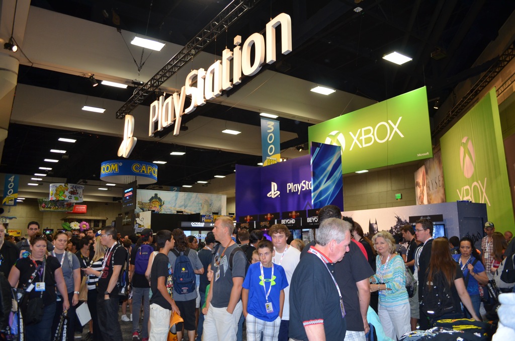 San Diego Comic-Con Playstation and Xbox Booths