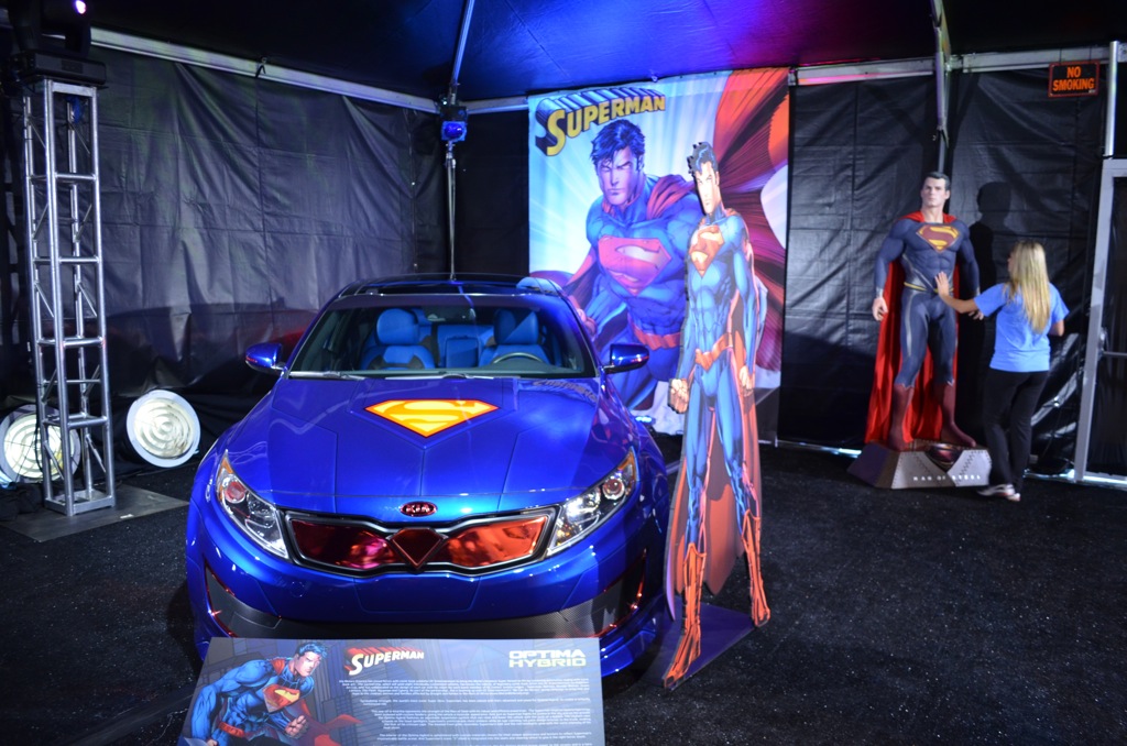 San Diego Comic-Con Superman Kia Optima Hybrid