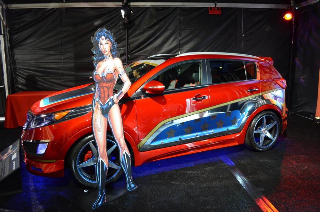 San Diego Comic-Con Wonder Woman Car