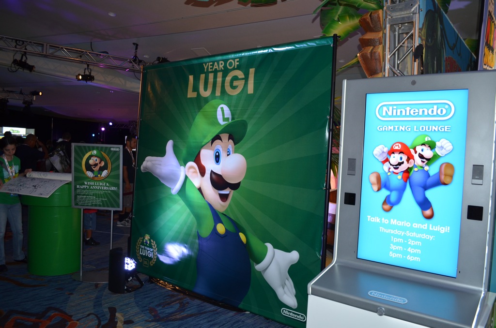 San Diego Comic-Con Year of Luigi Nintendo Lounge