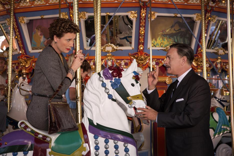 Saving Mr. Banks Production Still Disney and Travers